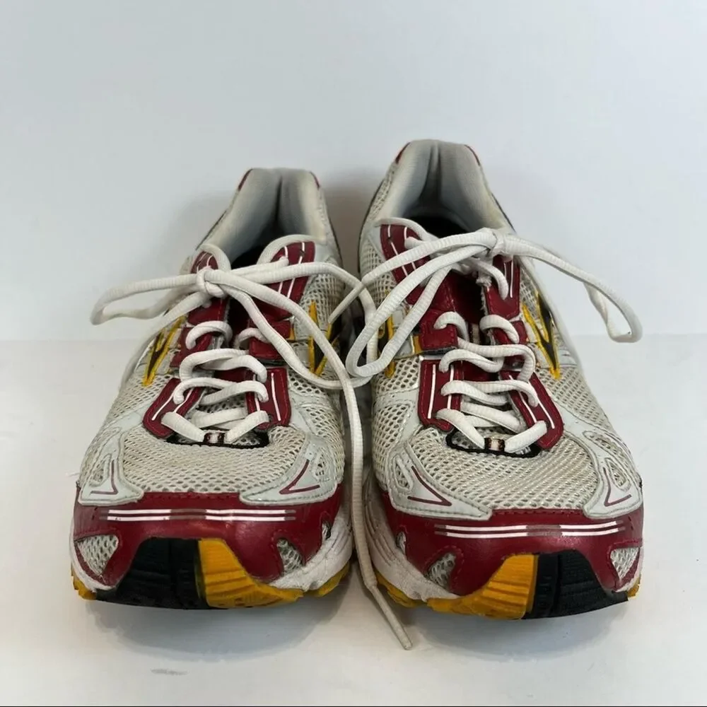 Brooks Go-2 Series Red + Yellow Running Shoes Size Men's 9.5